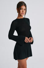 Adalee Mini Dress - Black - Napalia