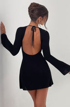 Adalee Mini Dress - Black - Napalia