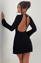 Adalee Mini Dress - Black - Napalia