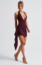 Adella Mini Dress - Cherry Lacquer - Napalia