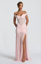 Alaia Maxi Dress - Blush - Napalia