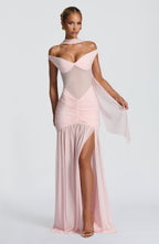 Alaia Maxi Dress - Blush - Napalia