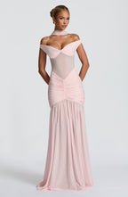 Alaia Maxi Dress - Blush - Napalia