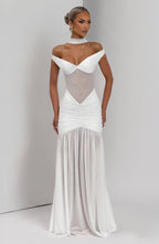 Alaia Maxi Dress - Ivory - Napalia