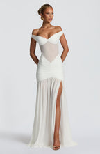 Alaia Maxi Dress - Ivory - Napalia
