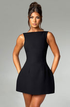 Alana Mini Dress - Black - Napalia