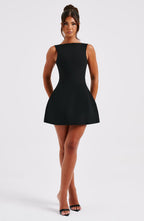 Alana Mini Dress - Black - Napalia