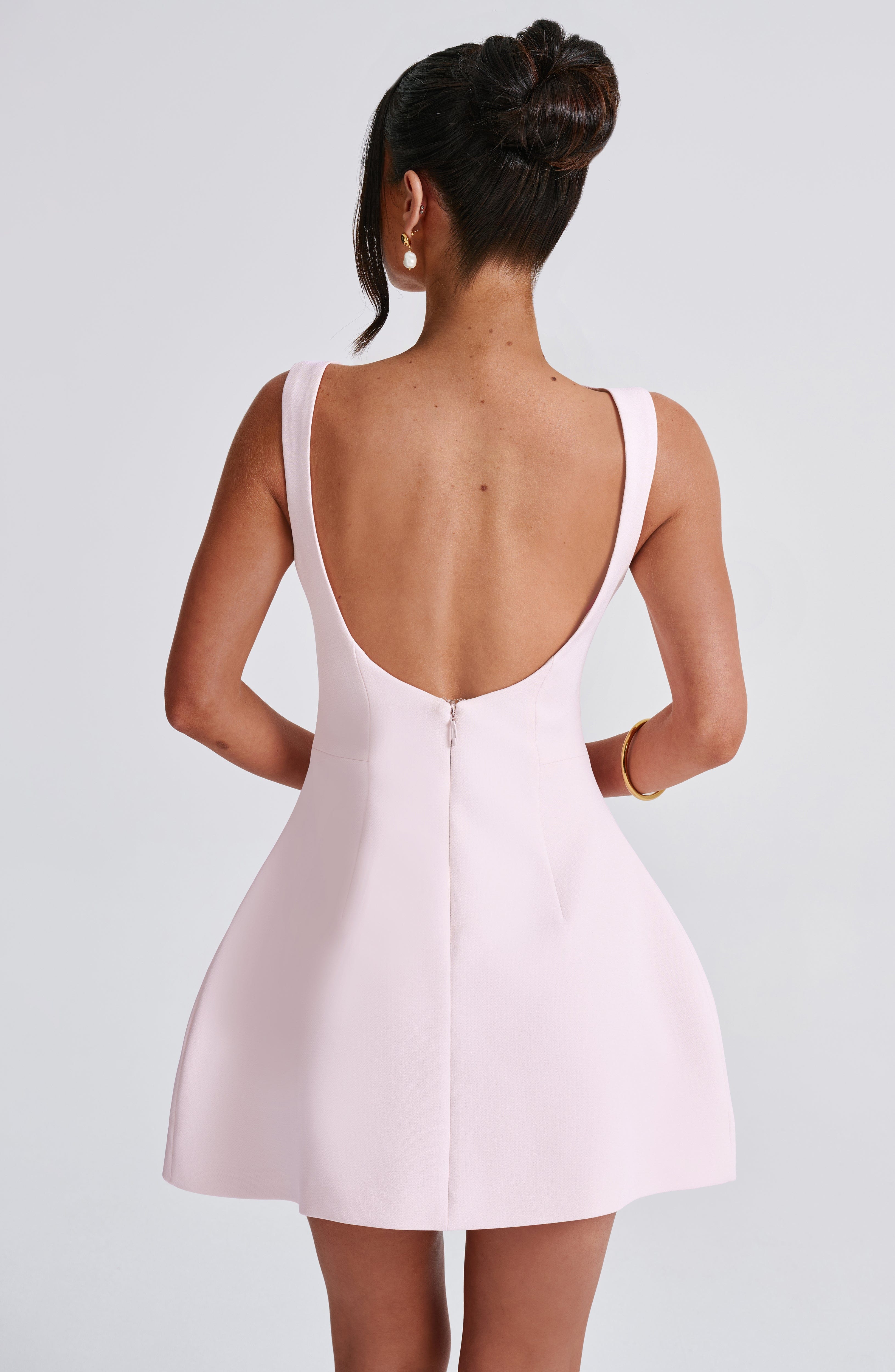 Alana Mini Dress - Blush - Napalia