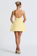 Alana Mini Dress - Lemon - Napalia