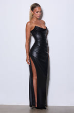 Alba Maxi Dress - Black - Napalia