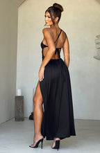 Alecia Maxi Dress - Black - Napalia