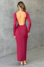 Aleena Maxi Dress - Cherry - Napalia
