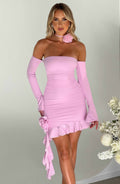 Alix Mini Dress - Pink - Napalia