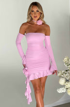 Alix Mini Dress - Pink - Napalia