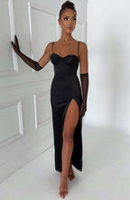 Alora Maxi Dress - Black - Napalia
