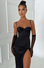 Alora Maxi Dress - Black - Napalia