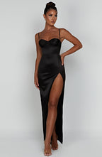Alora Maxi Dress - Black - Napalia
