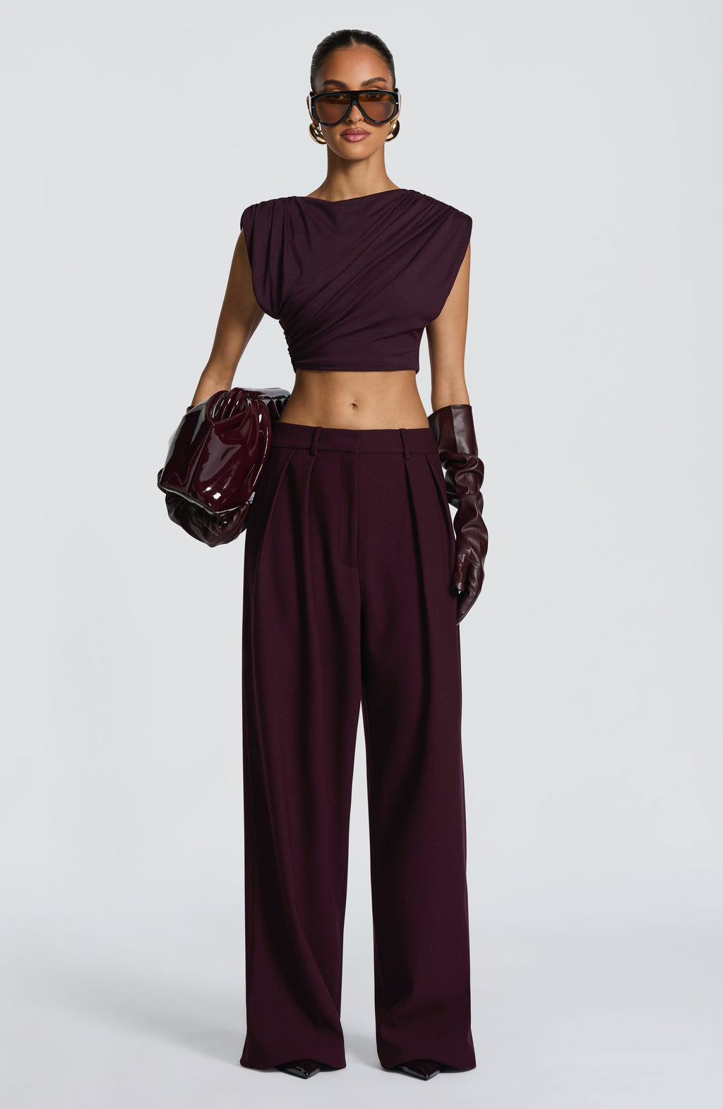 Amara Top - Plum - Napalia