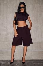 Amara Top - Plum - Napalia