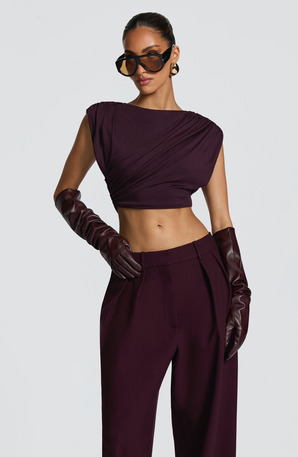 Amara Top - Plum - Napalia