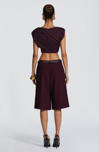 Amara Top - Plum - Napalia