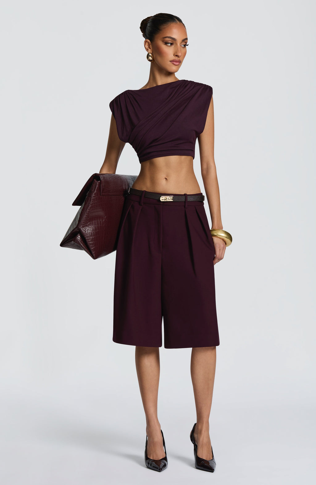 Amara Top - Plum - Napalia