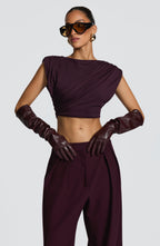 Amara Top - Plum - Napalia