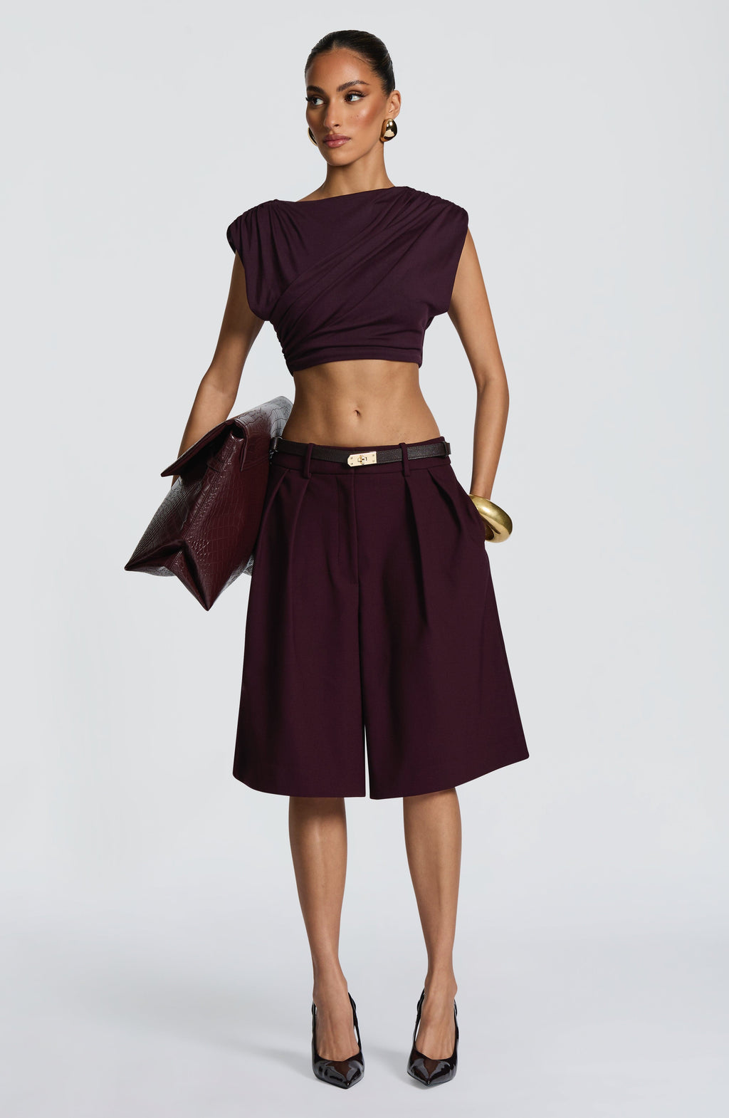 Amara Top - Plum - Napalia