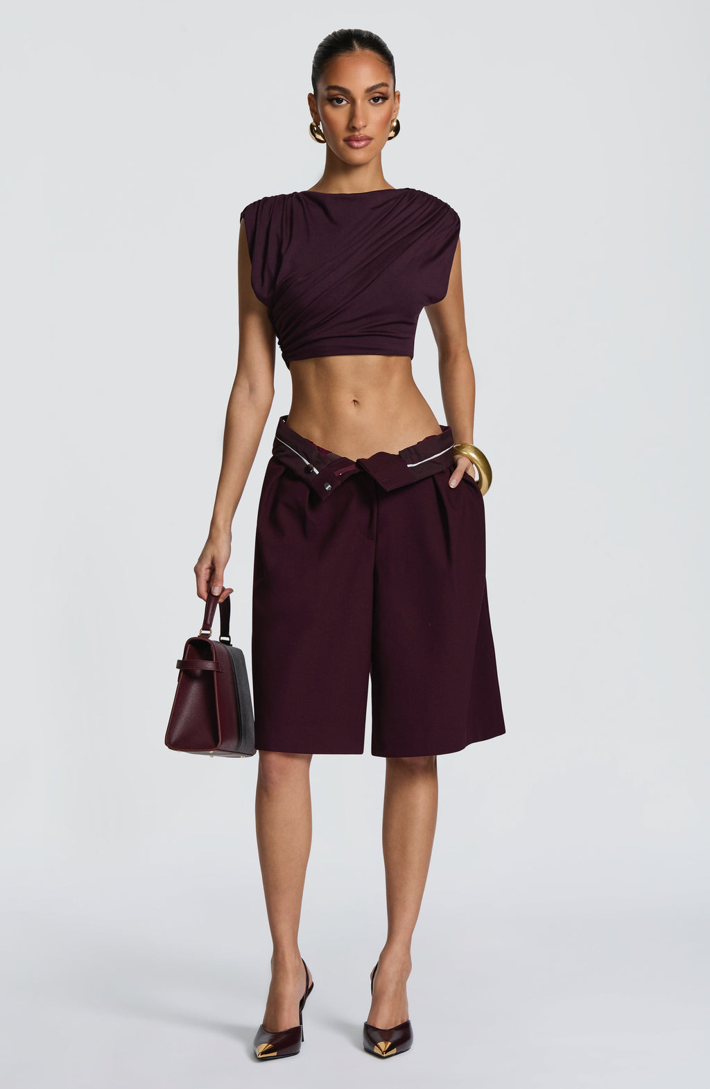 Amara Top - Plum - Napalia