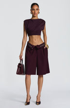 Amara Top - Plum - Napalia