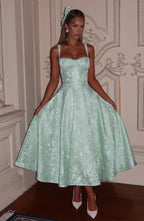 Amity Midi Dress - Mint - Napalia