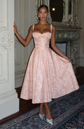 Amity Midi Dress - Soft Peach - Napalia
