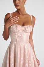 Amity Midi Dress - Soft Peach - Napalia