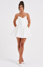 Analeigh Mini Dress - Ivory - Napalia
