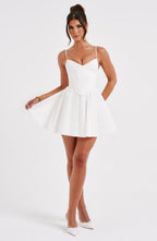 Analeigh Mini Dress - Ivory - Napalia