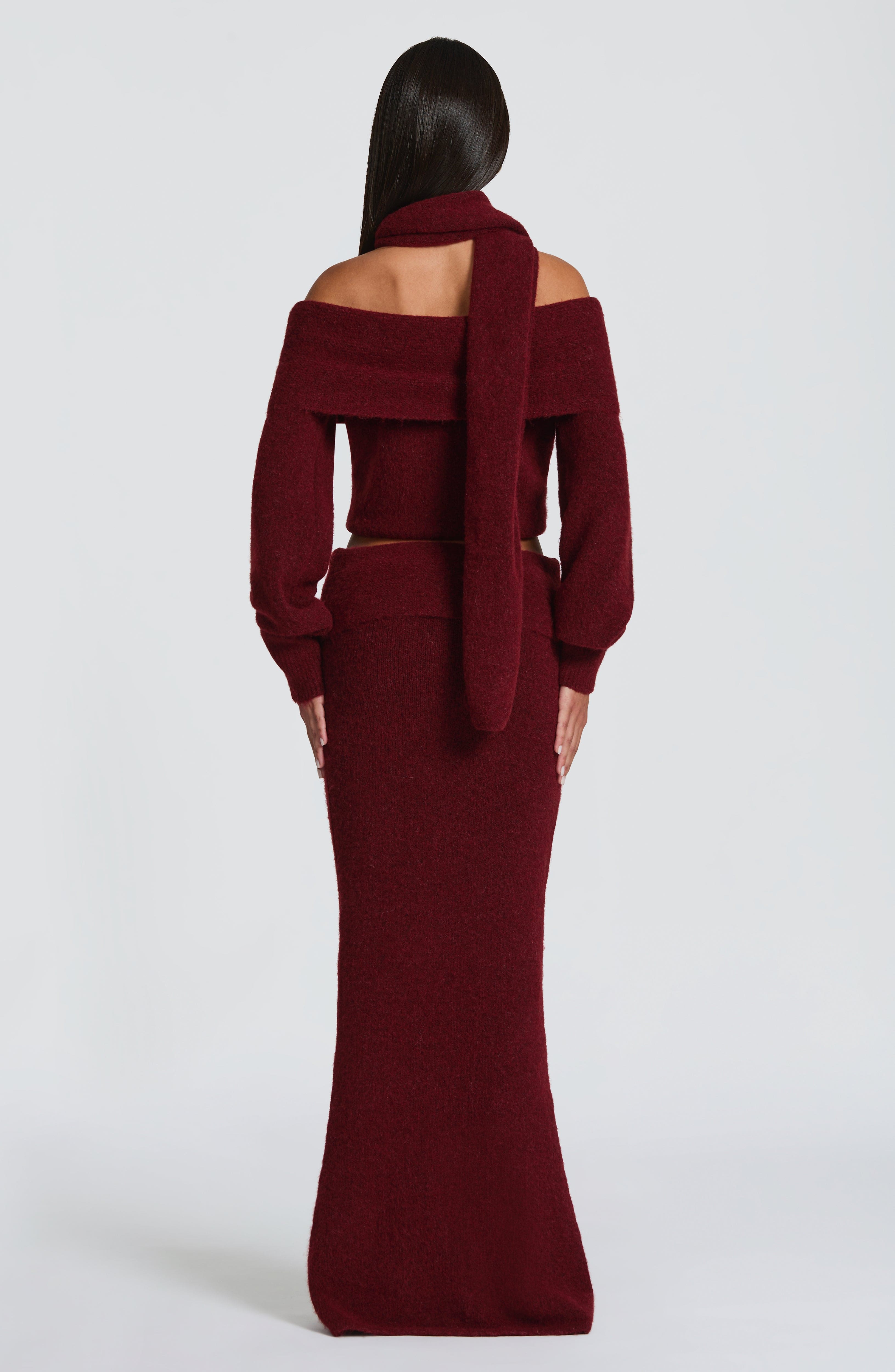 Andie Top - Burgundy - Napalia