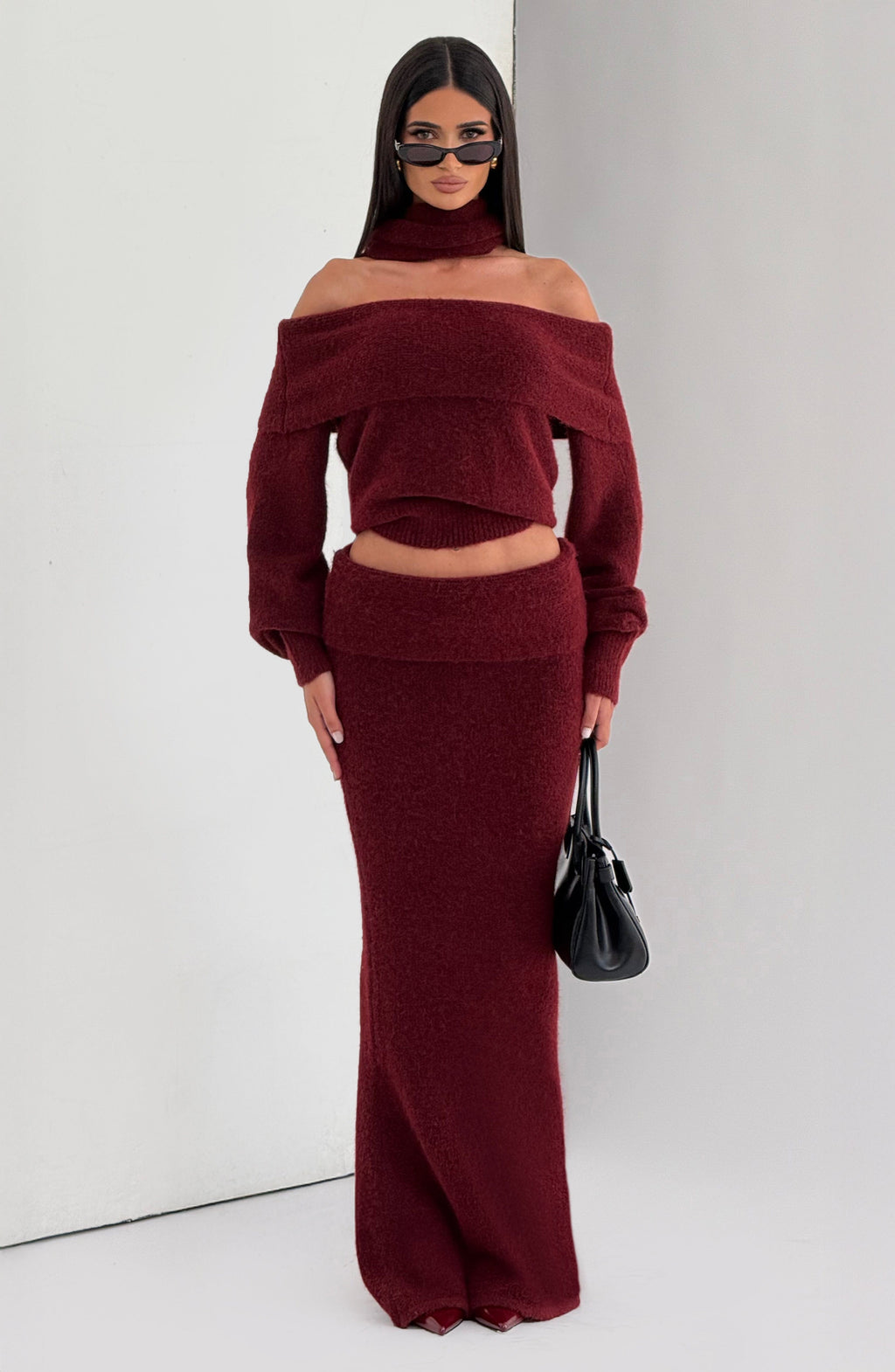 Andie Top - Burgundy - Napalia