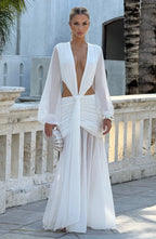 Andrina Maxi Dress - Ivory - Napalia