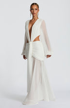 Andrina Maxi Dress - Ivory - Napalia