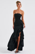 Angelina Maxi Dress - Black - Napalia