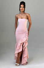 Angelina Maxi Dress - Blush - Napalia