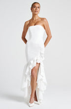 Angelina Maxi Dress - Ivory - Napalia