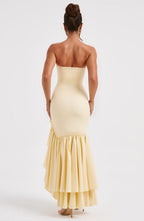 Angelina Maxi Dress - Lemon - Napalia