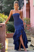 Angelina Maxi Dress - Navy - Napalia