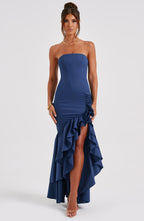 Angelina Maxi Dress - Navy - Napalia