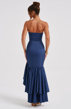Angelina Maxi Dress - Navy - Napalia
