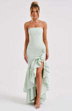 Angelina Maxi Dress - Sage - Napalia
