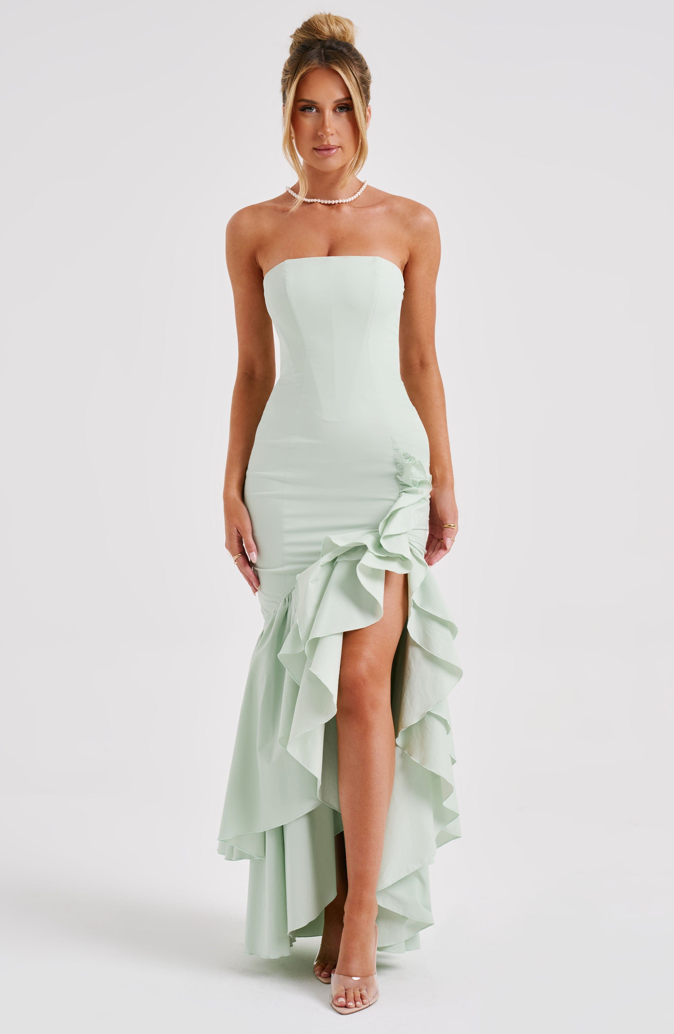 Angelina Maxi Dress - Sage - Napalia