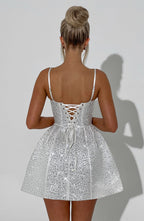 Angelique Mini Dress - Ivory - Napalia