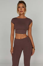 Anika Top - Chocolate - Napalia